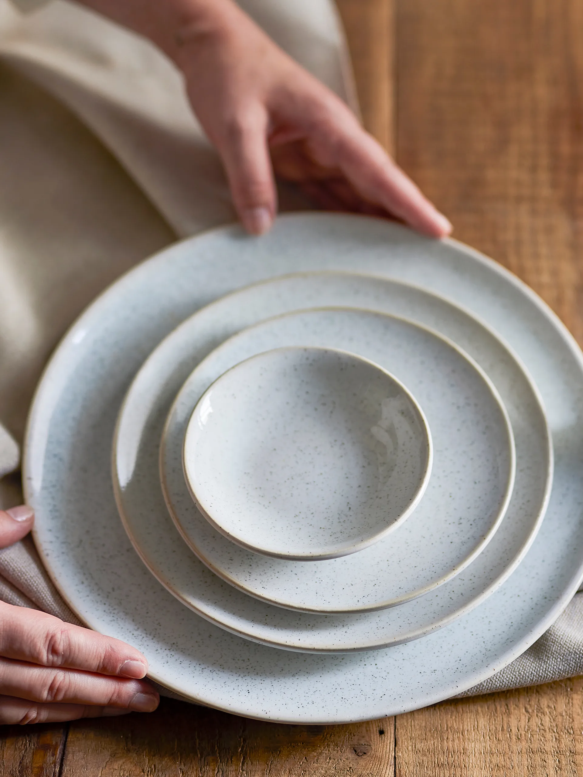 Talerz Addison Ø20 cm, Biały Bloomingville