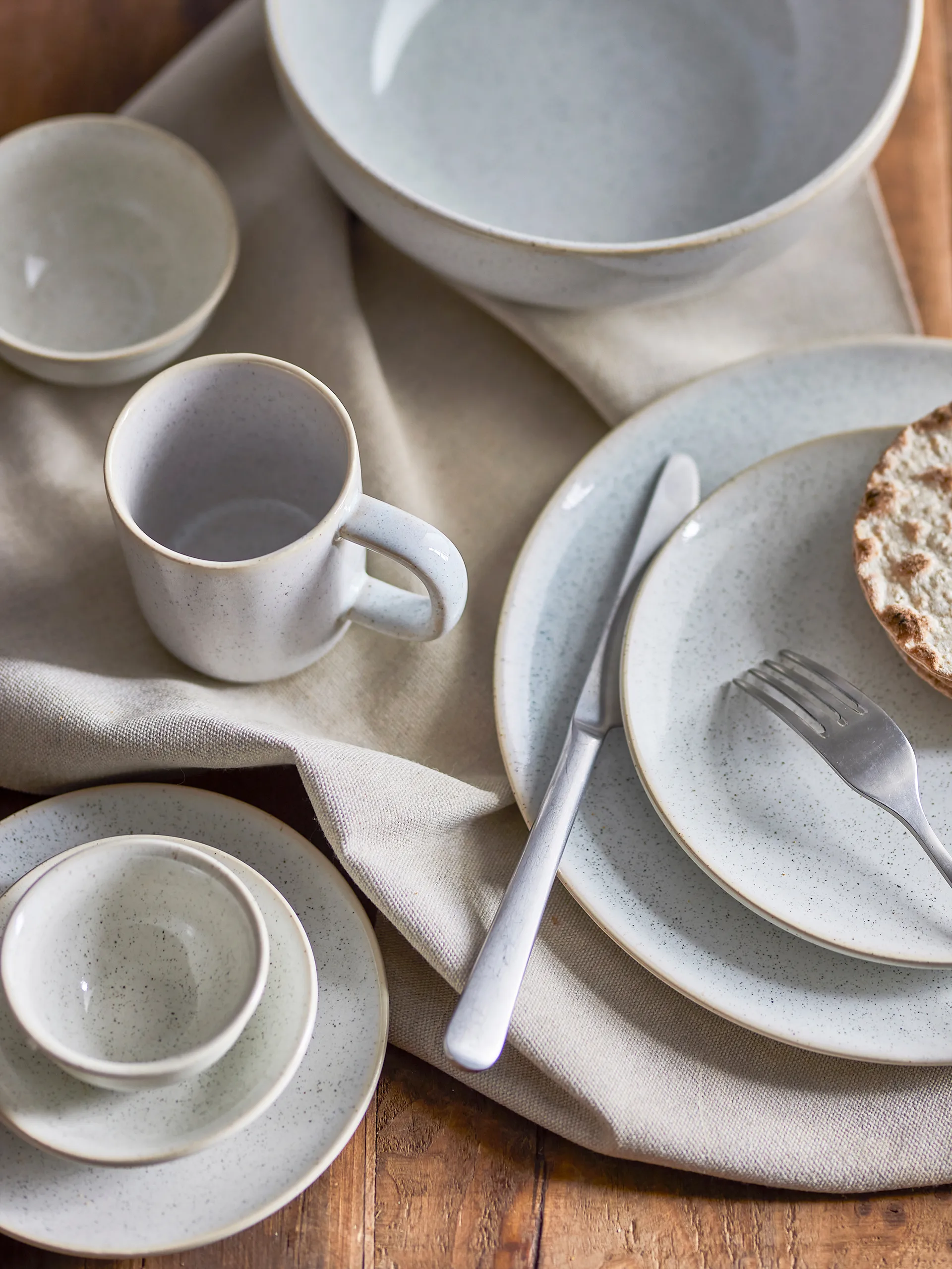 Talerz Addison Ø20 cm, Biały Bloomingville