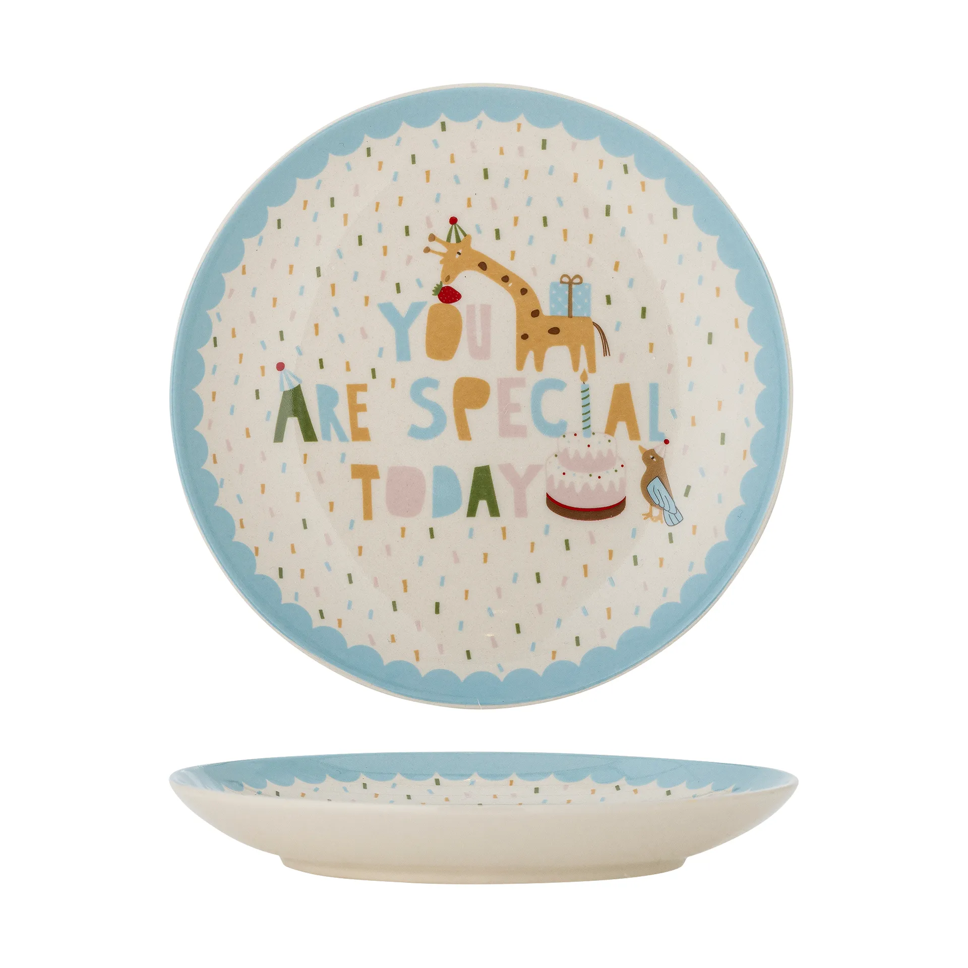 Talerz Celebrate Ø16 cm, Niebieski Bloomingville