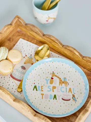 Talerz Celebrate Ø16 cm - Niebieski - Bloomingville