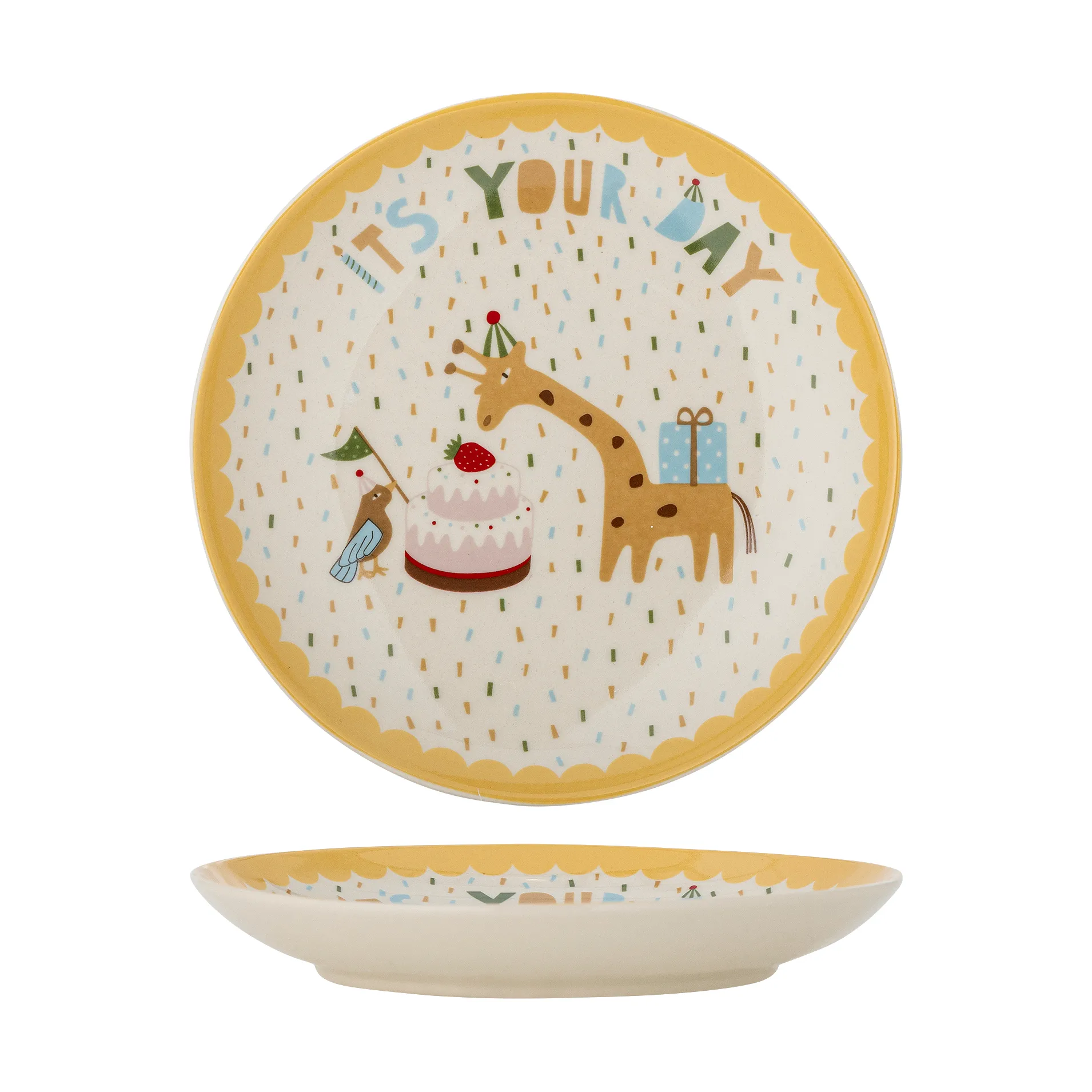 Talerz Celebrate Ø16 cm, Żółty Bloomingville