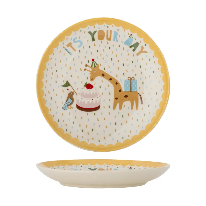 Talerz Celebrate Ø16 cm - Żółty - Bloomingville