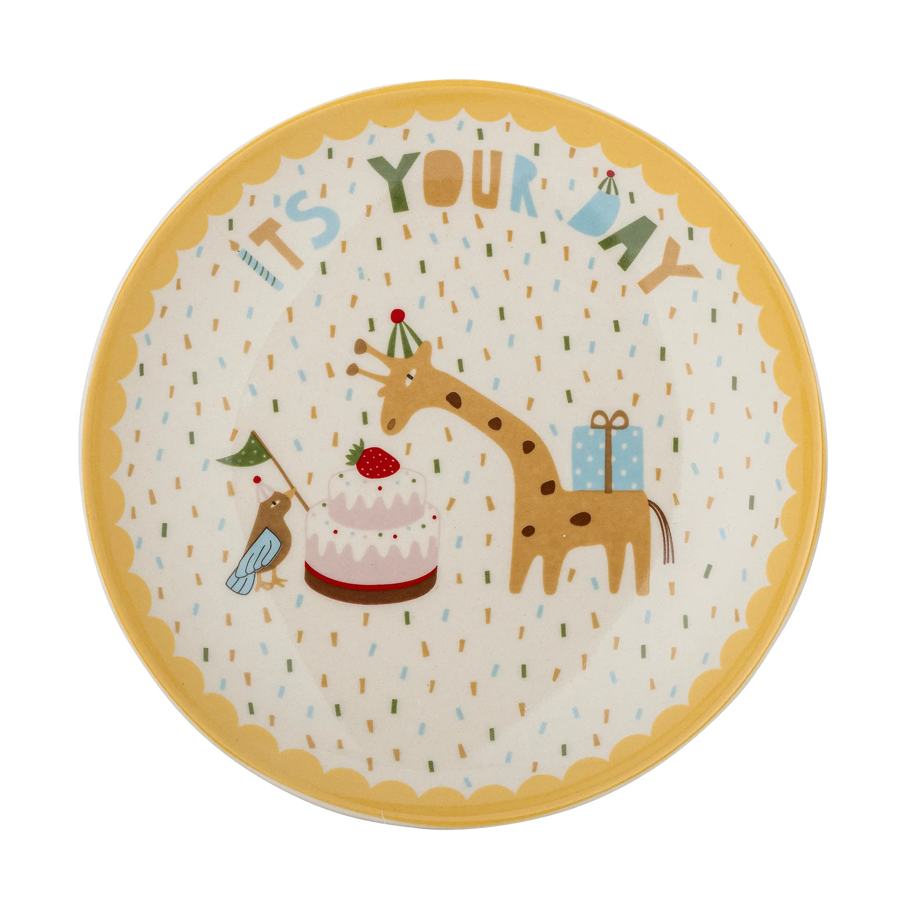 Talerz Celebrate Ø16 cm, Żółty Bloomingville