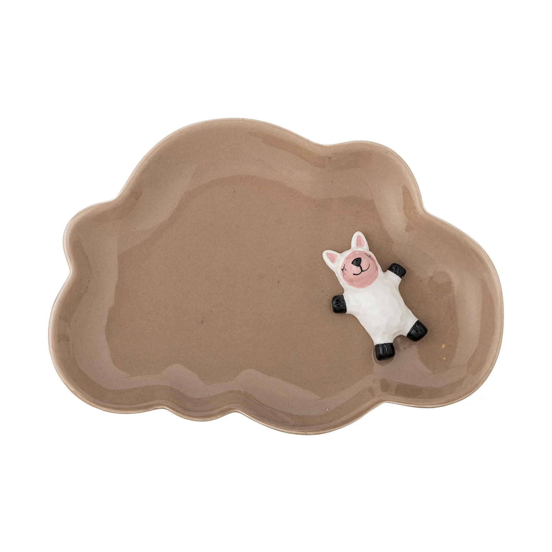 Talerz Dolly 14x20 cm, Brązowy Bloomingville