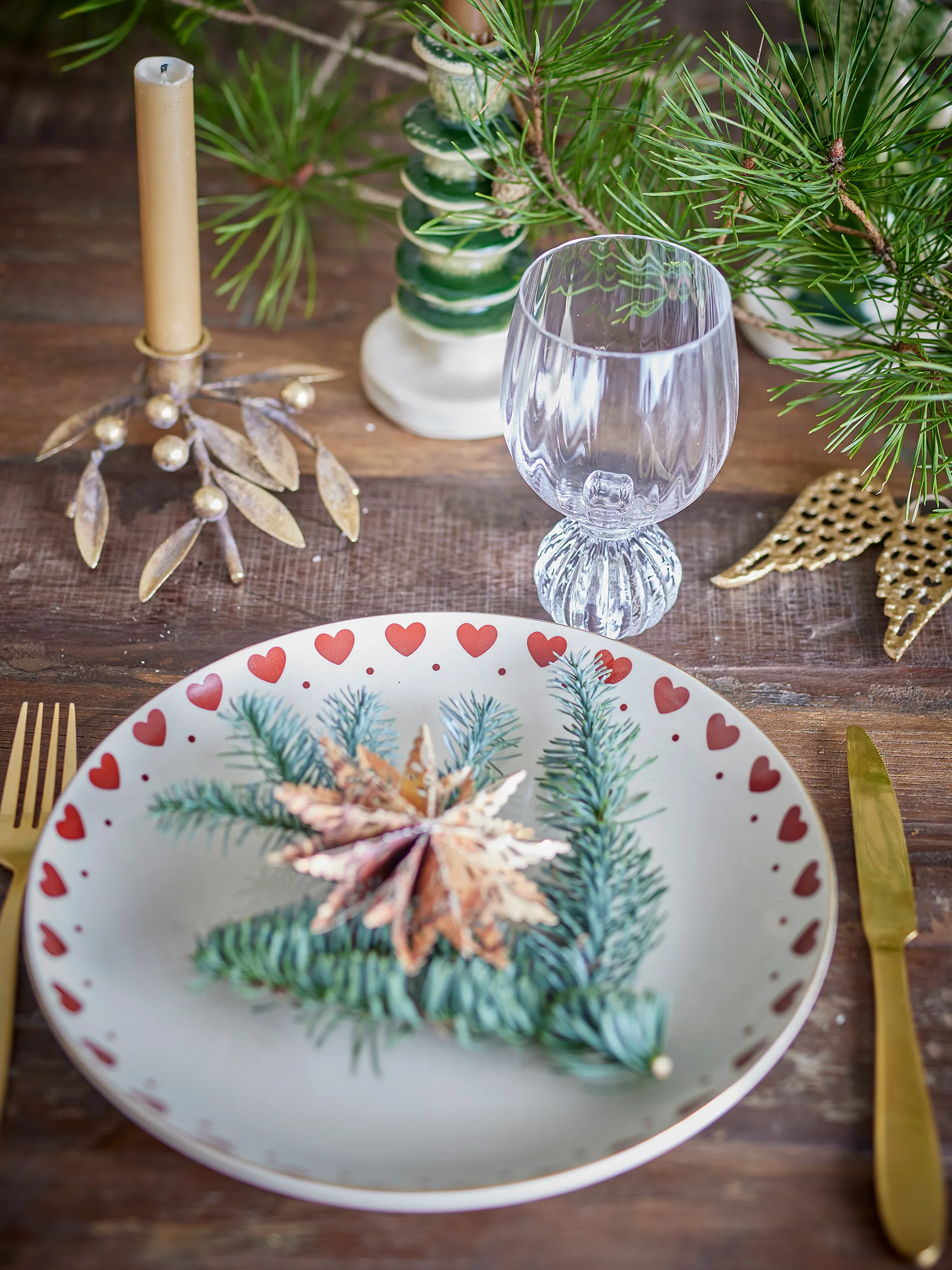 Talerz Jolly Ø26 cm, Czerwony Bloomingville