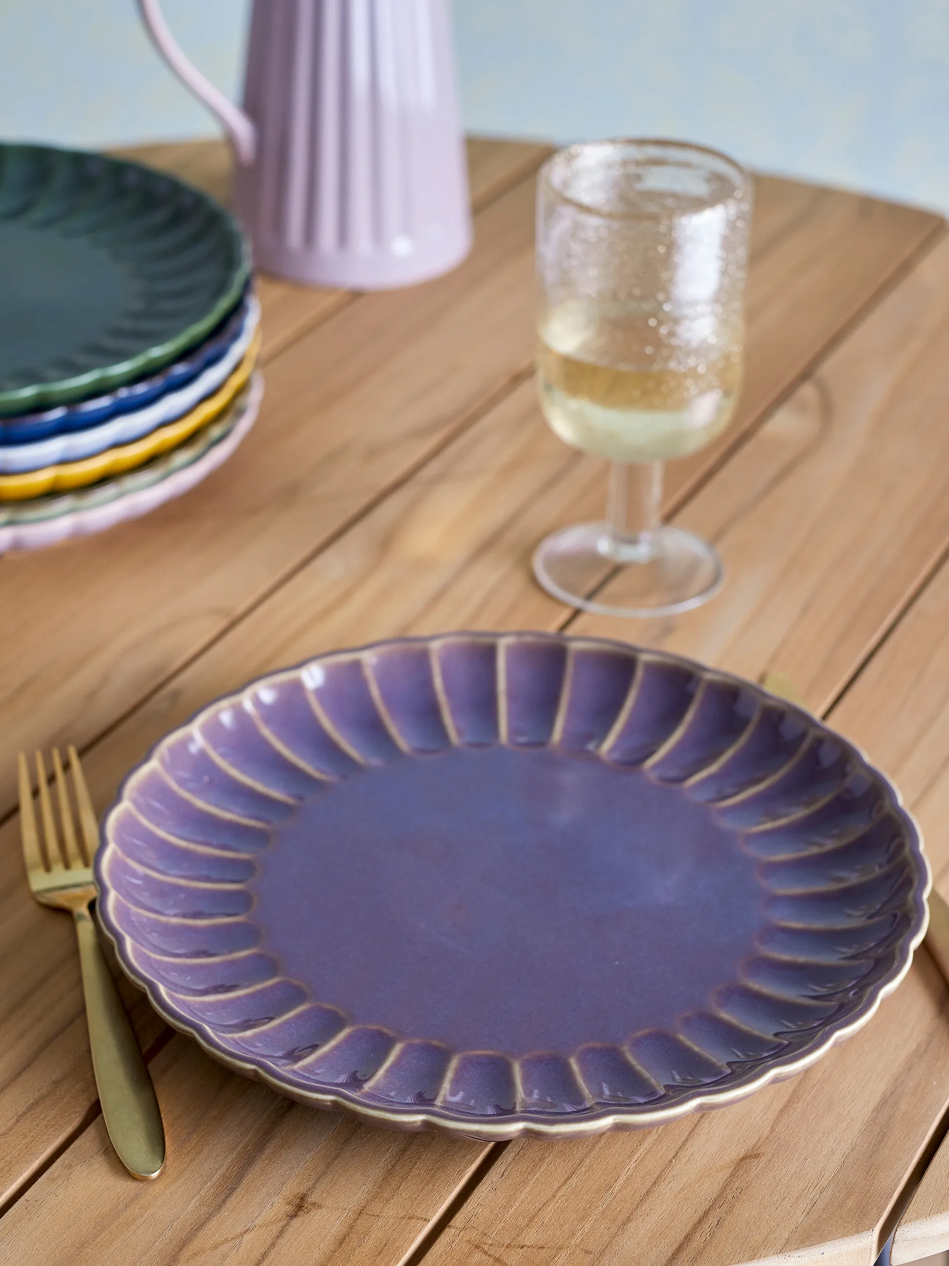 Talerz Latina Ø27 cm, Purple Bloomingville