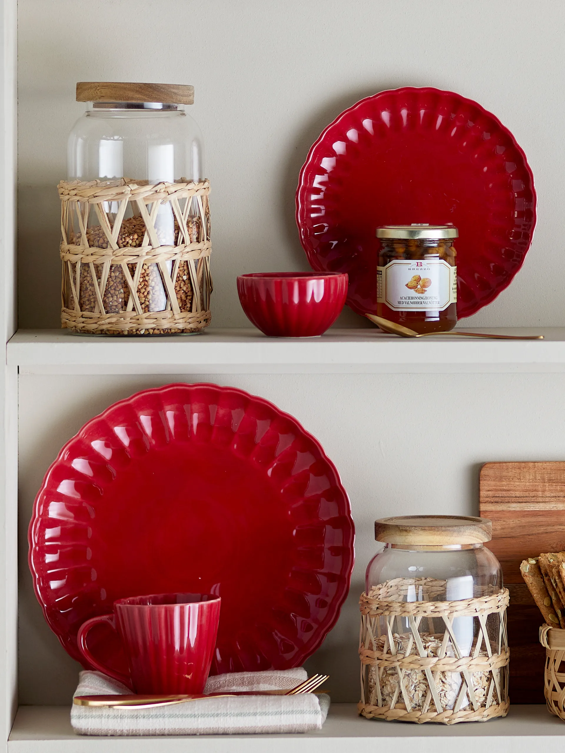 Talerz Latina Ø27 cm, Red Bloomingville