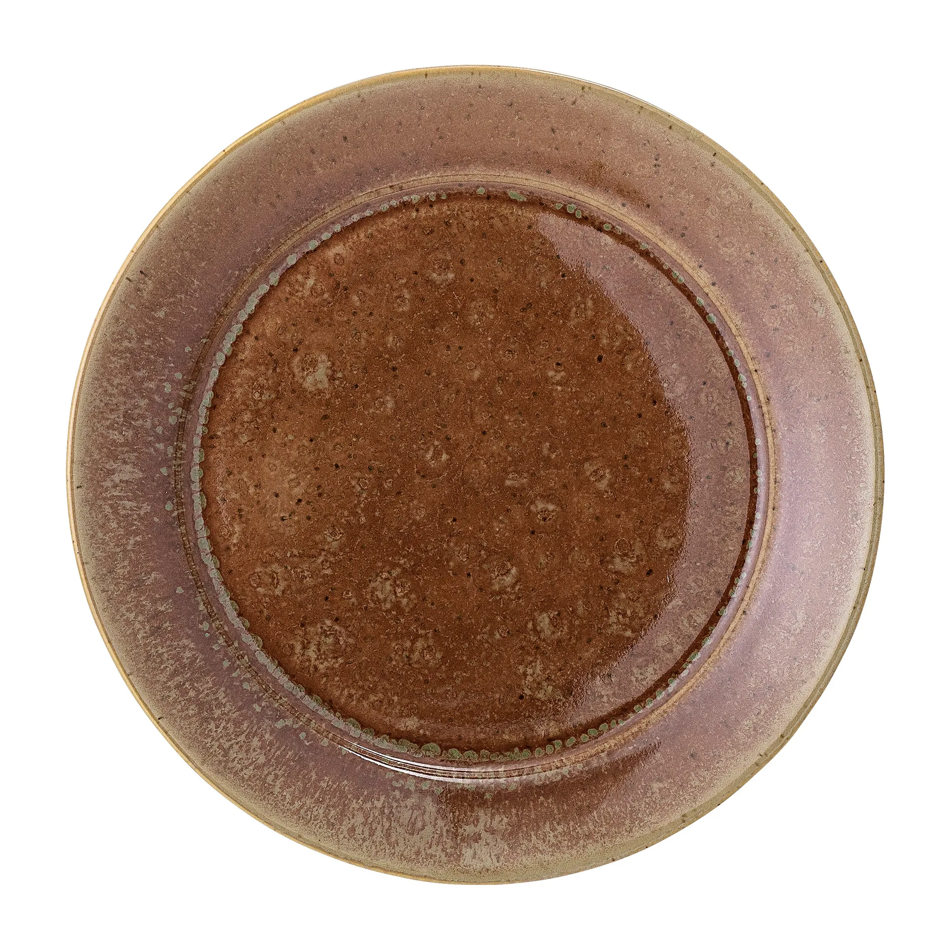 Talerz matowy Pixie, brązowy Bloomingville