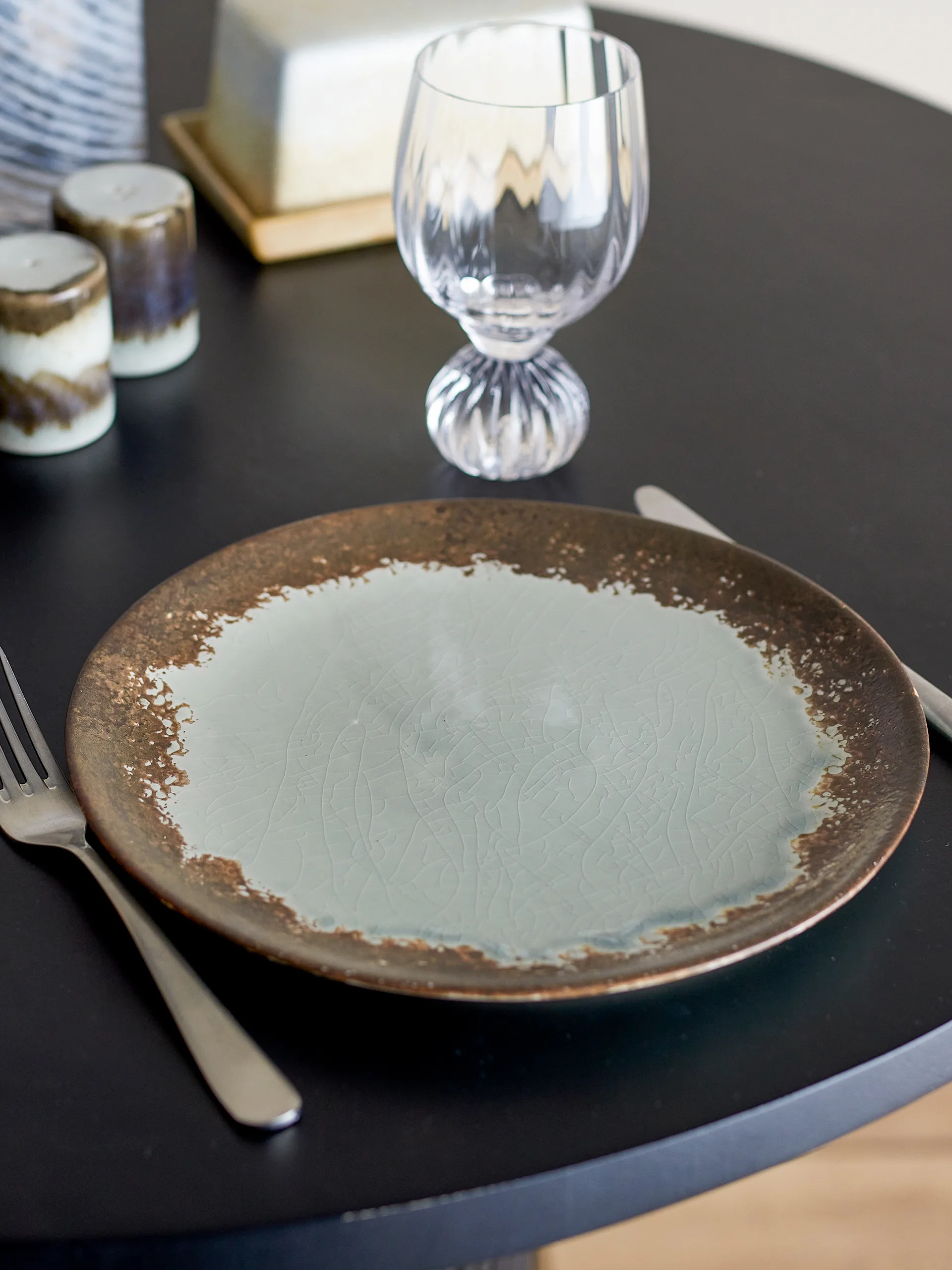 Talerz Paula Ø26,5 cm, Brązowy Bloomingville