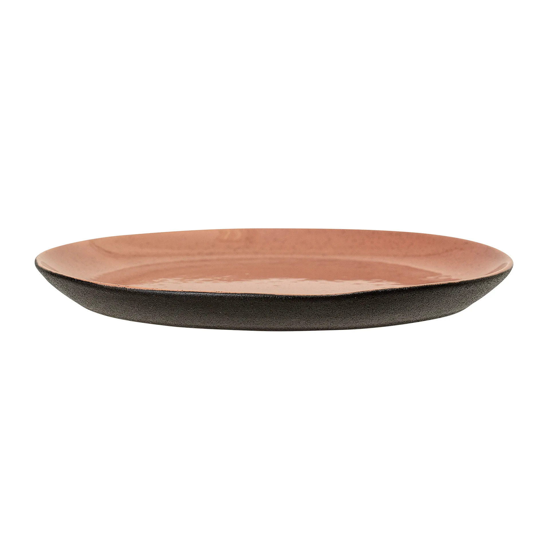 Talerz Sienna Ø20,5 cm, Pomarańczowo-czarna Bloomingville