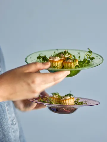 Talerz Sunil, 2-pak - Zielony - Bloomingville