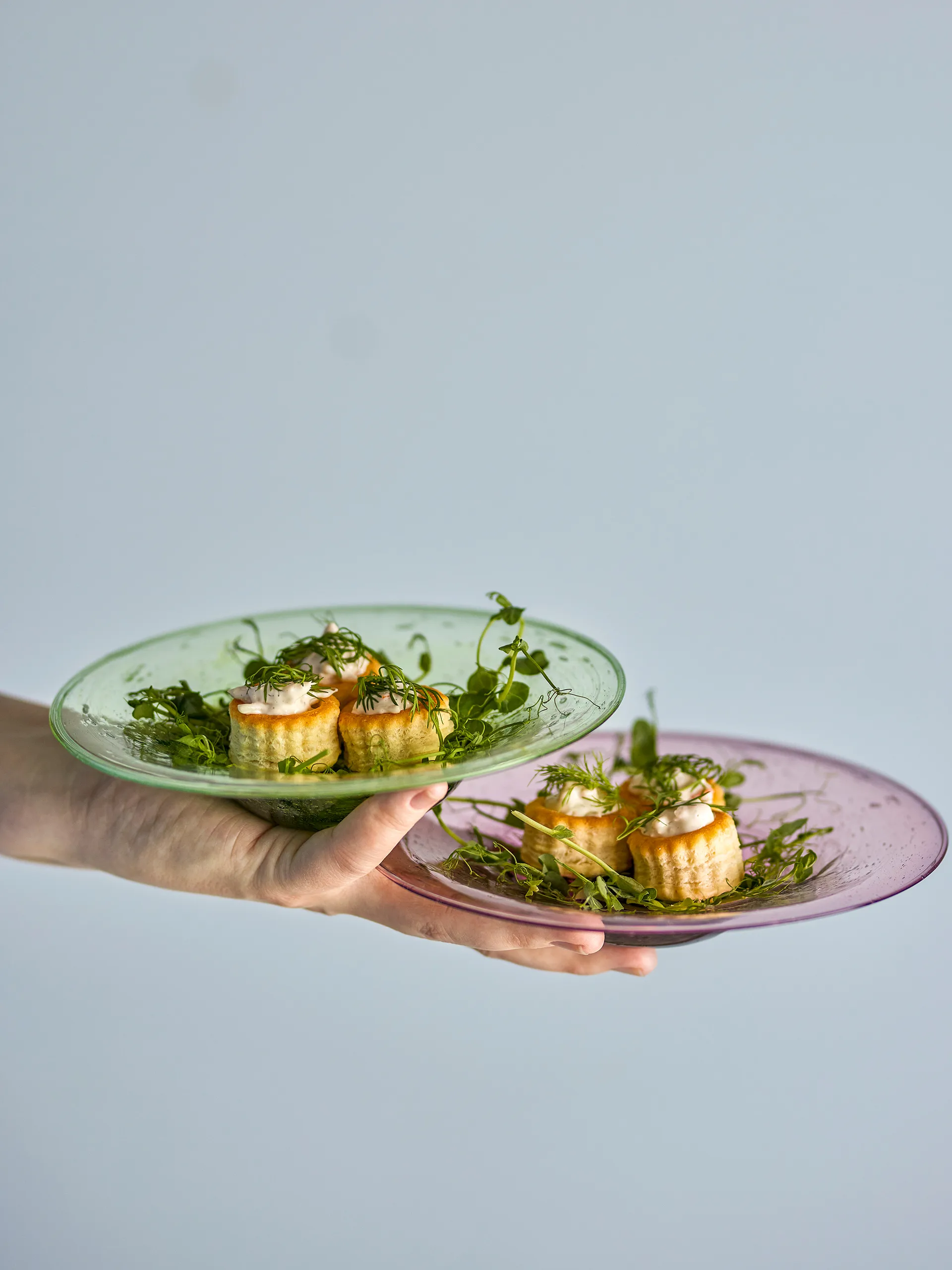 Talerz Sunil, 2-pak, Zielony Bloomingville