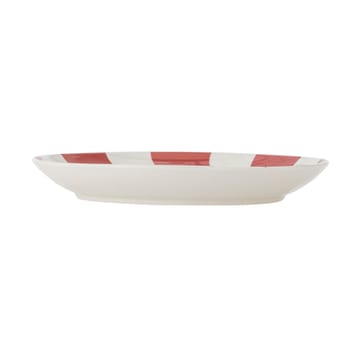 Talerz Yule Ø23 cm - Naturalny-czerwony - Bloomingville