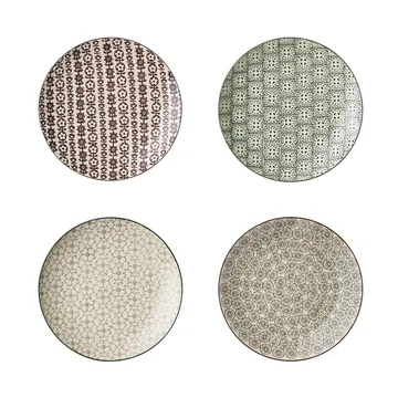 Talerze Karine 4 szt. Ø 20 cm - Bloomingville