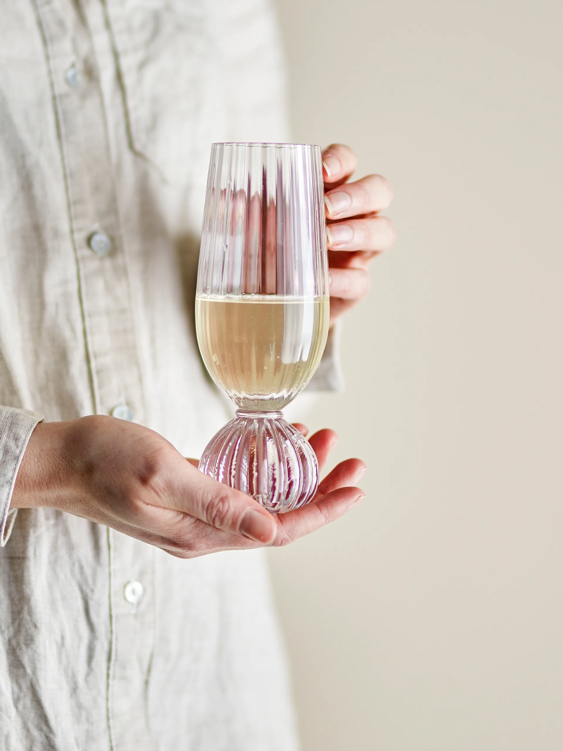 Taurin kieliszek do szampana 250 ml, Przezroczysty Bloomingville