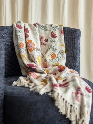 Vivielle pled - Multi, 160x130 cm - Bloomingville