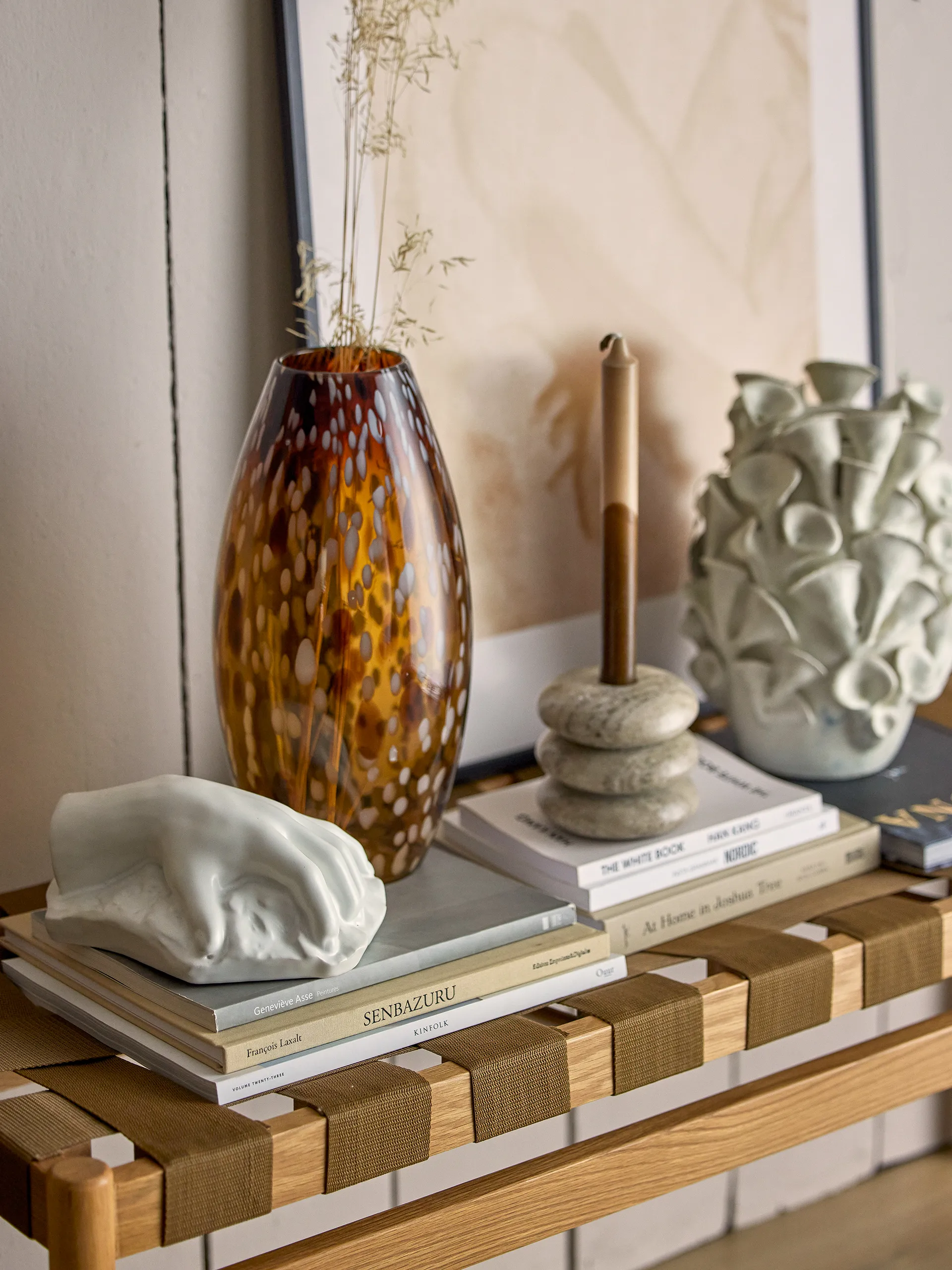 Wazon Daraz 32 cm, Brązowy Bloomingville