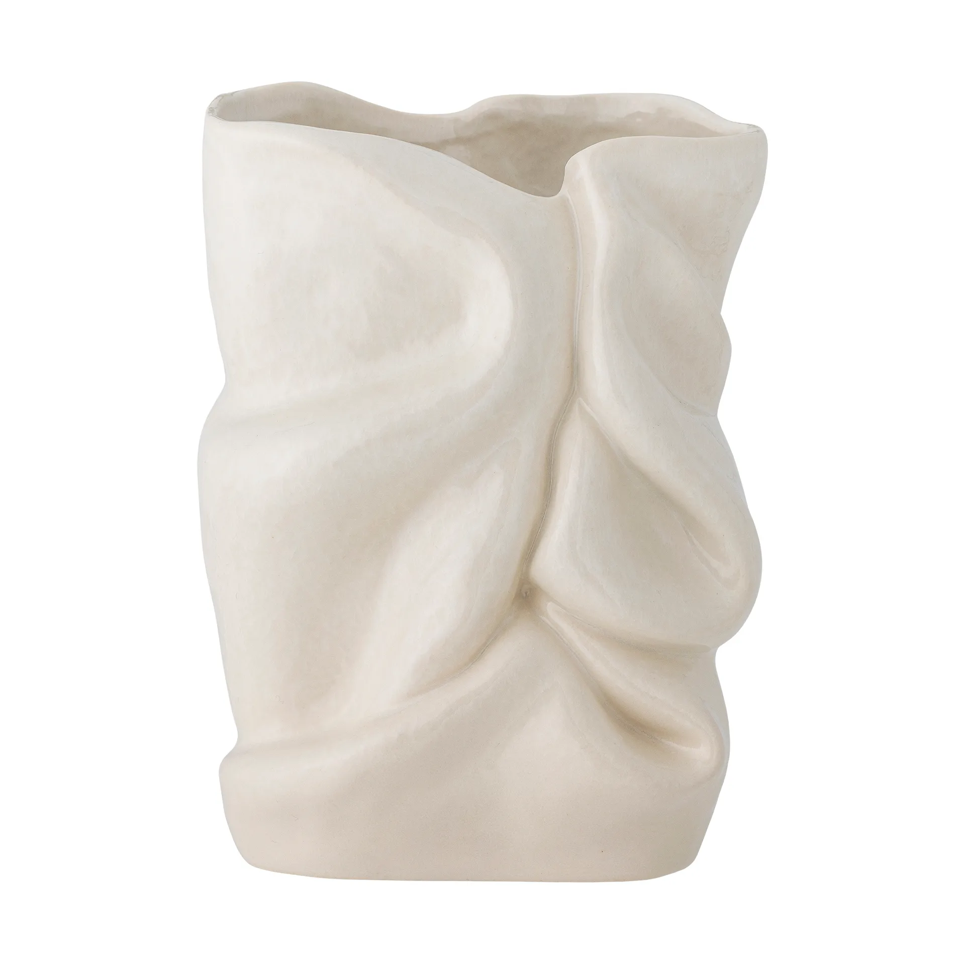 Wazon Fabrice 21,5 cm, Biały Bloomingville