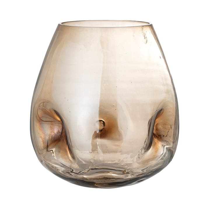 Wazon szklany Ifza 20 cm - Brązowy - Bloomingville