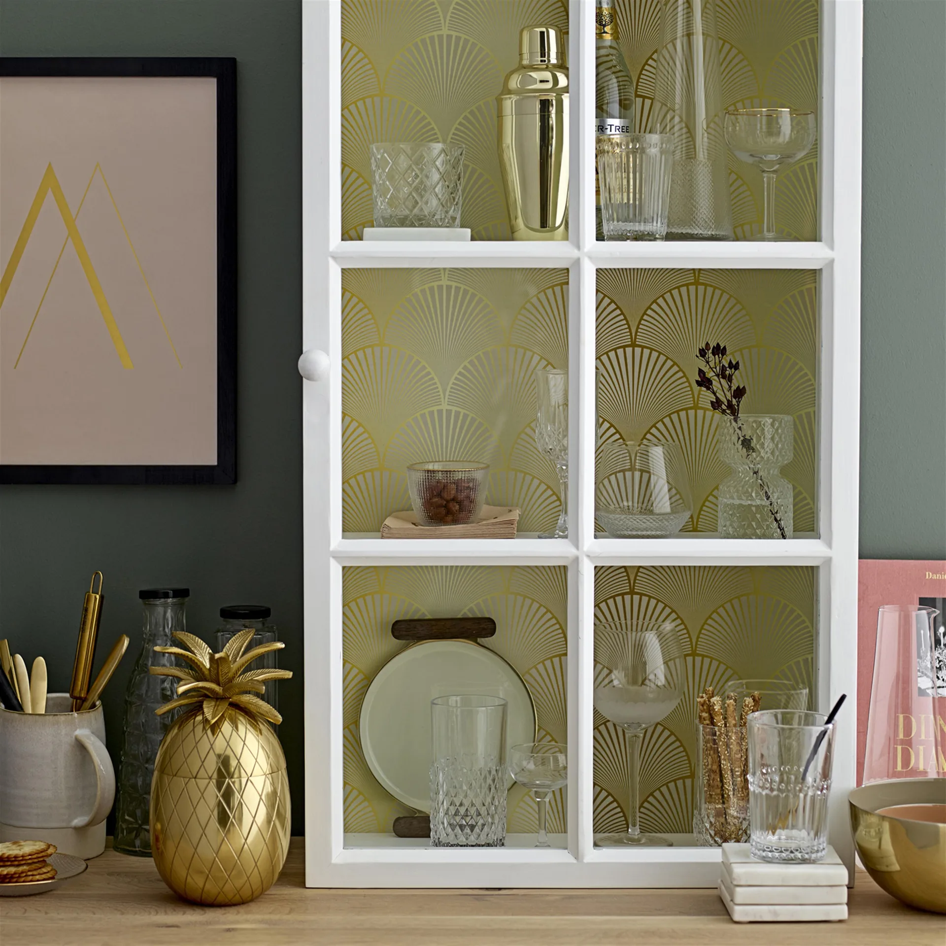 Wiaderko na lód Ananas, 24 cm Bloomingville