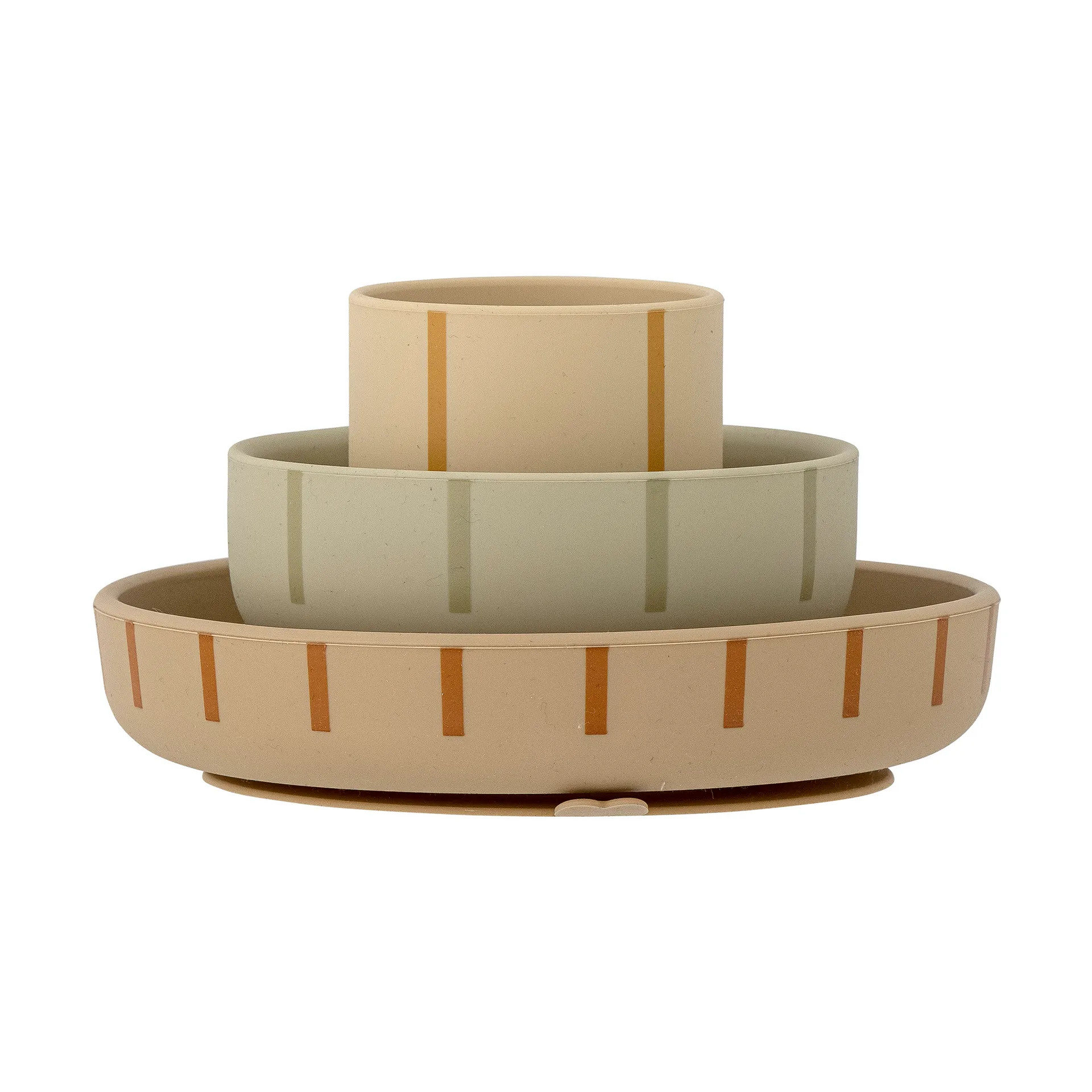 Zastawa stołowa dla dzieci Levi 3 szt., Green Bloomingville