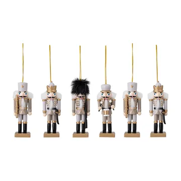  Zawieszka świąteczna Bloomingville 6 szt. - Złota - Bloomingville