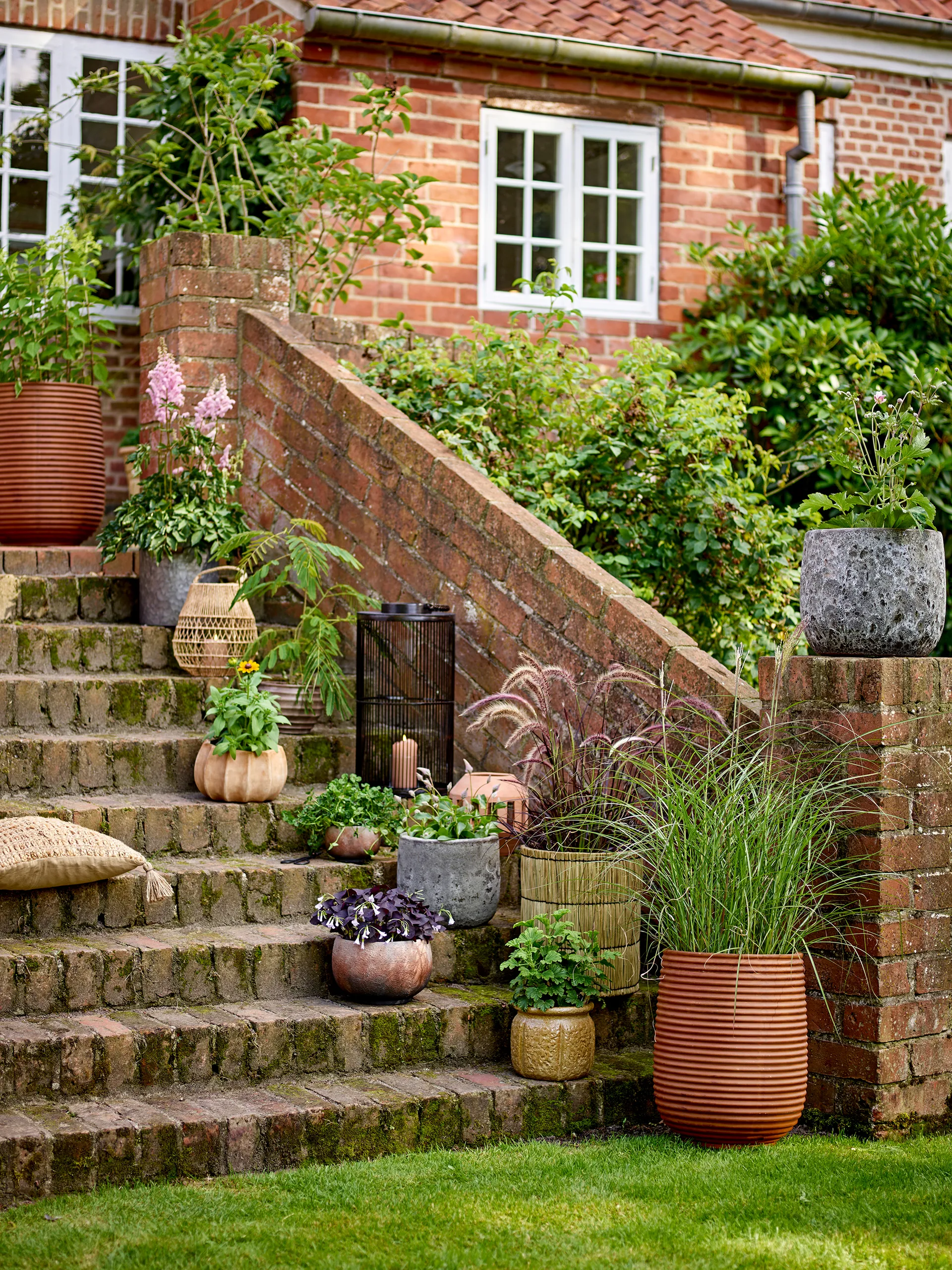 Zestaw doniczek Mesola 2 części, Brązowy Bloomingville