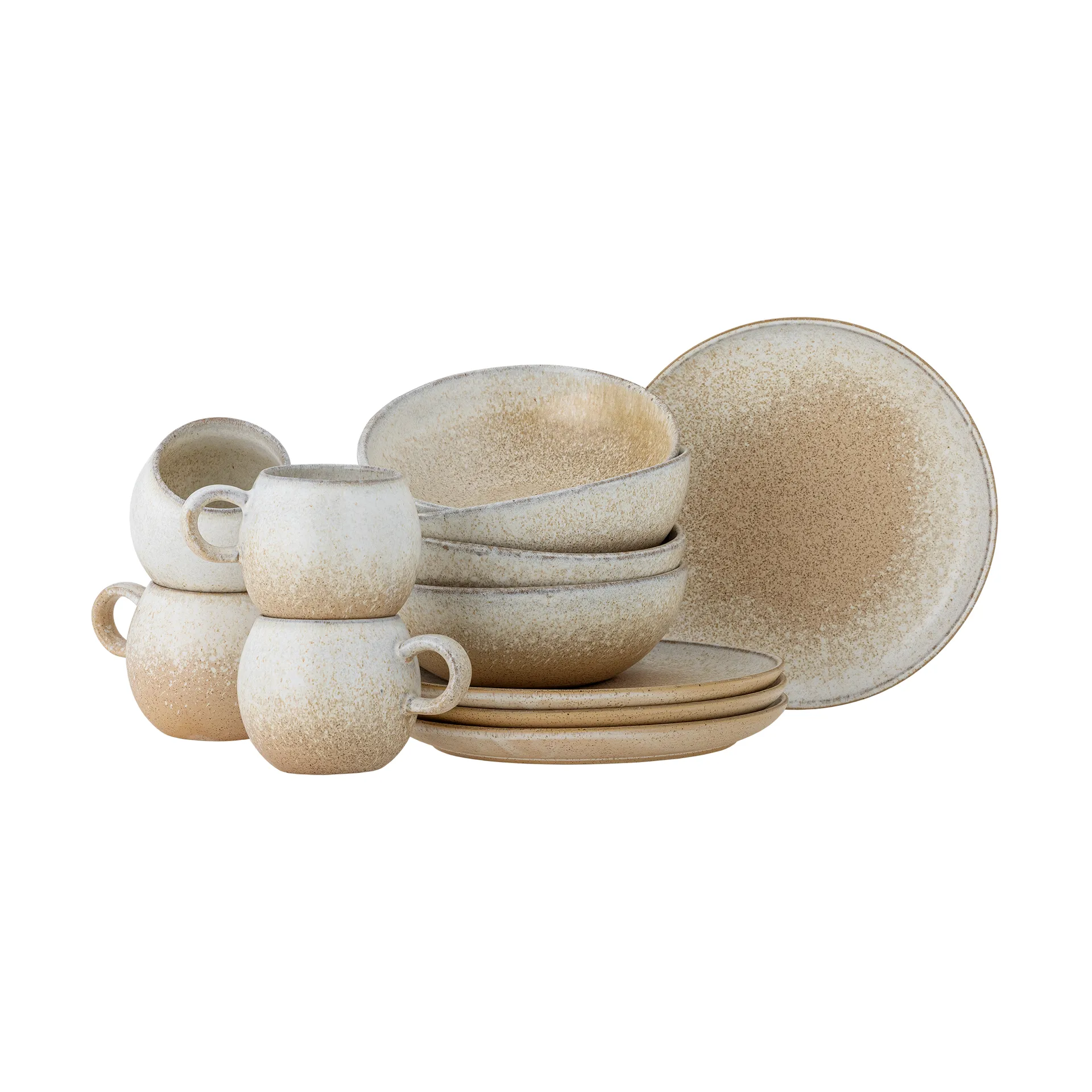 Zestaw śniadaniowy Paula 12 części, Natura Bloomingville