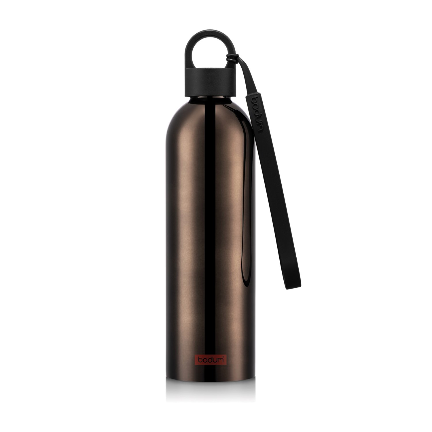Bodum Butelka na wodę 500 ml Melior Gun-metal | Skandynawski Design | Butelki | Brązowy