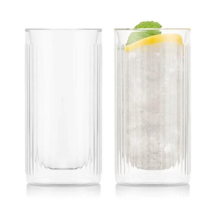 Douro Bar podwójnie izolowana szklanka do ginu 300 ml, 2‑pak - Jasne - Bodum