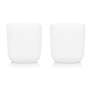 Douro kubek z podwójną ścianką 100 ml, 2‑pak - Biały - Bodum