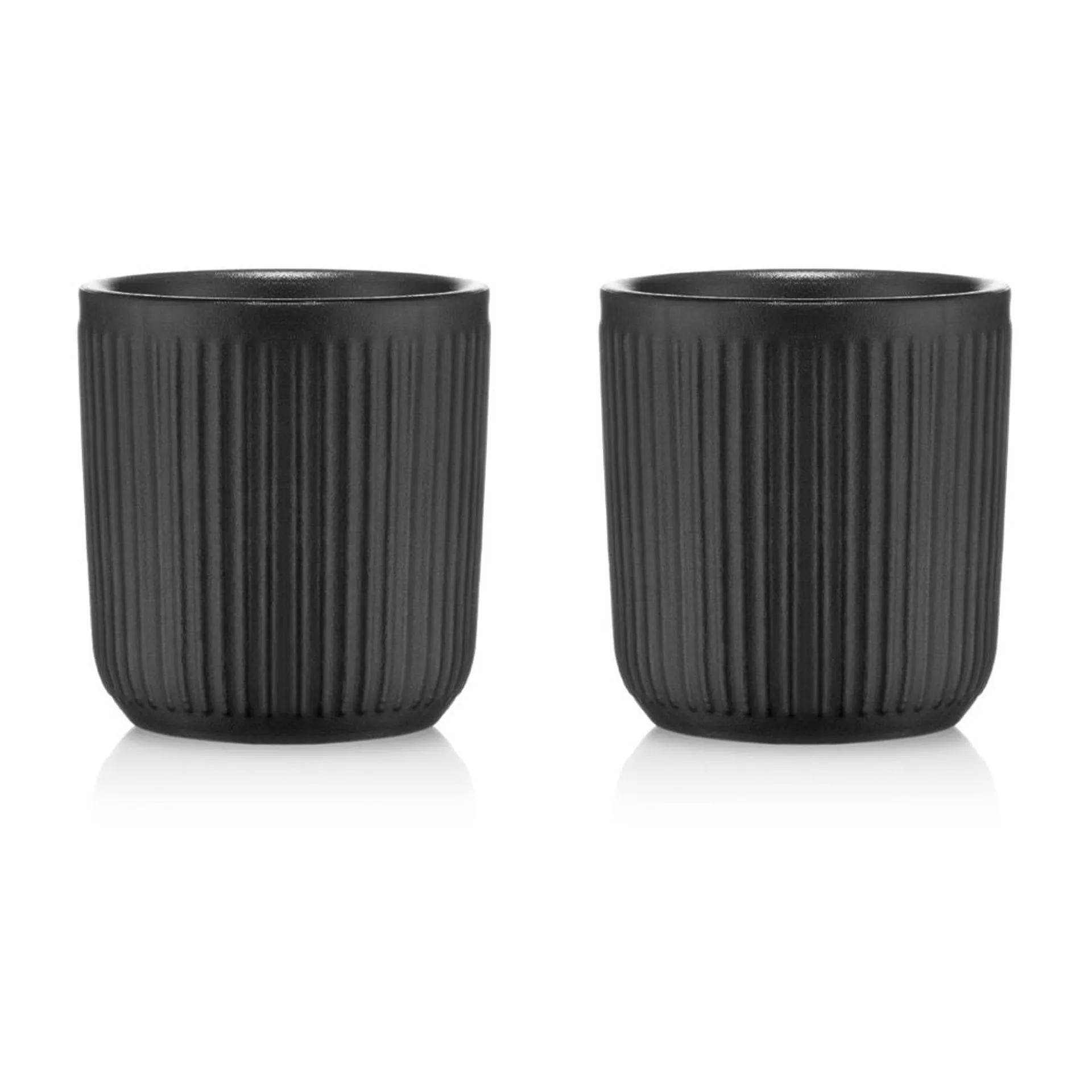 Douro kubek z podwójną ścianką 100 ml, 2‑pak, Czarny Bodum