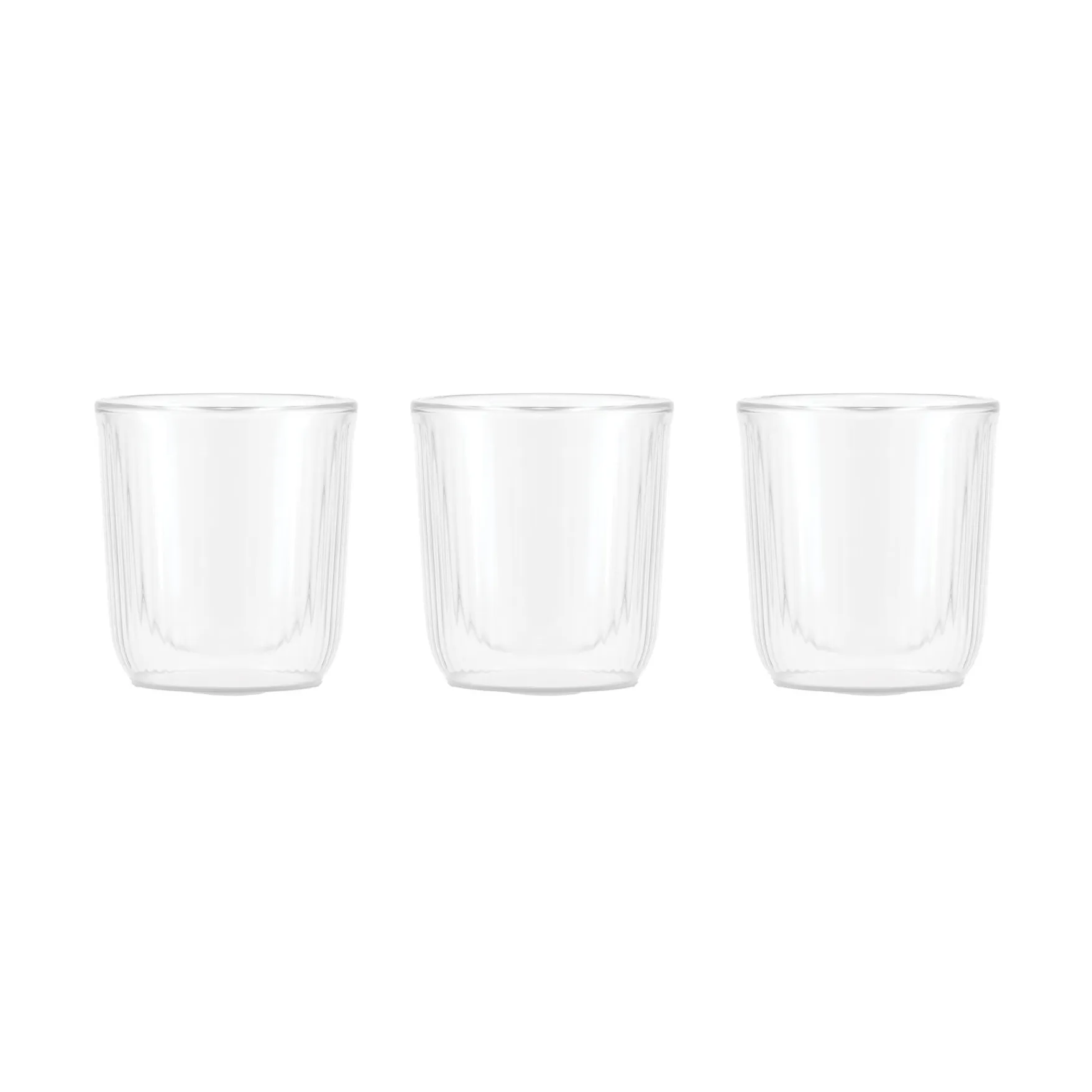 Douro podwójnie ścianki sake szklanka 60 ml, 3‑pak, Jasne-bambus Bodum