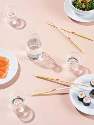 Dwuścienne szklanki Douro 6 cl 3-pak, Jasne-bambus Bodum