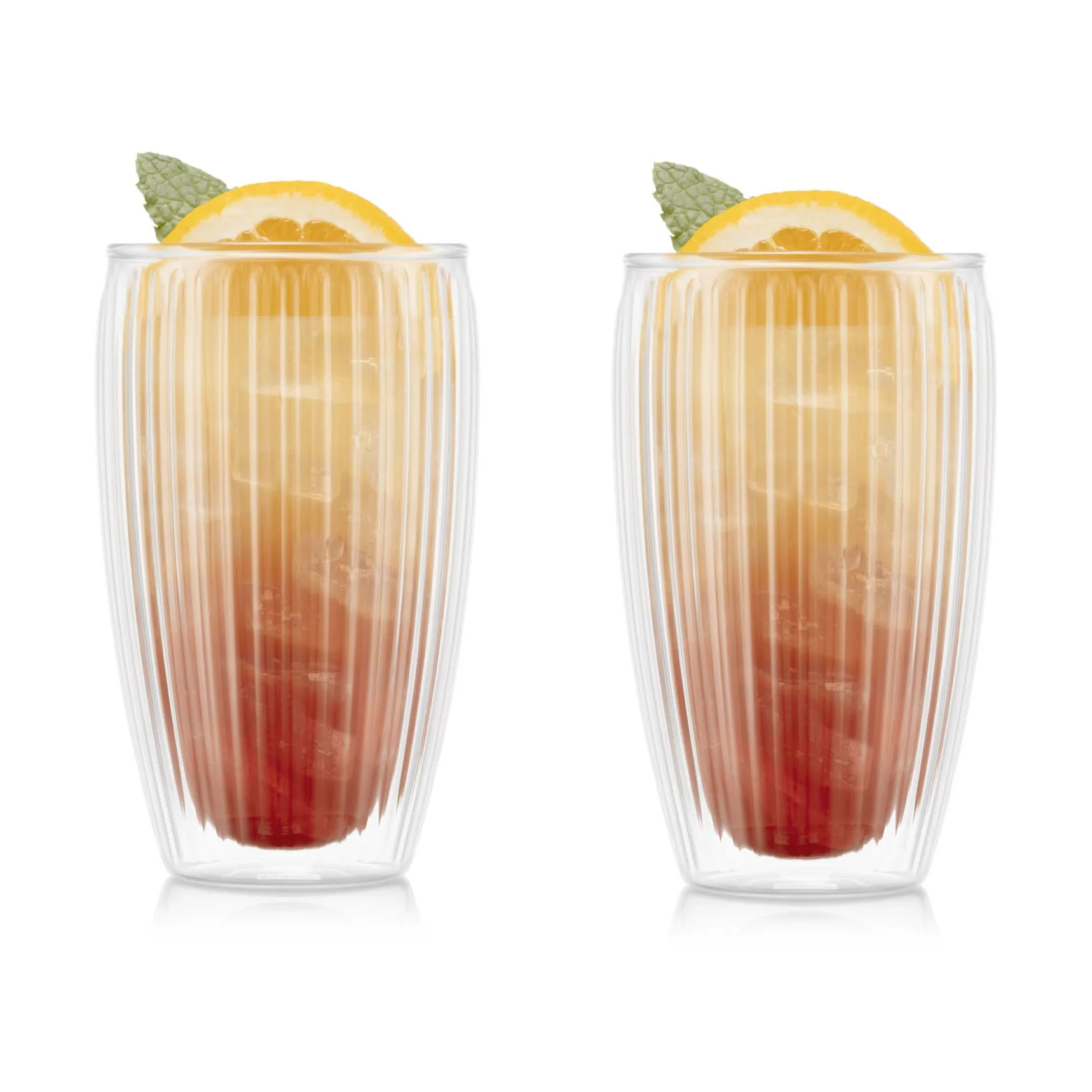 Dwuścienne szklanki Pavina 450 ml 2-pak, Jasne Bodum