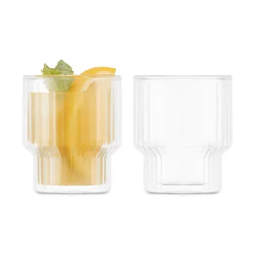 Navalia podwójnie izolowana szklanka 150 ml, 2‑pak - Jasne - Bodum