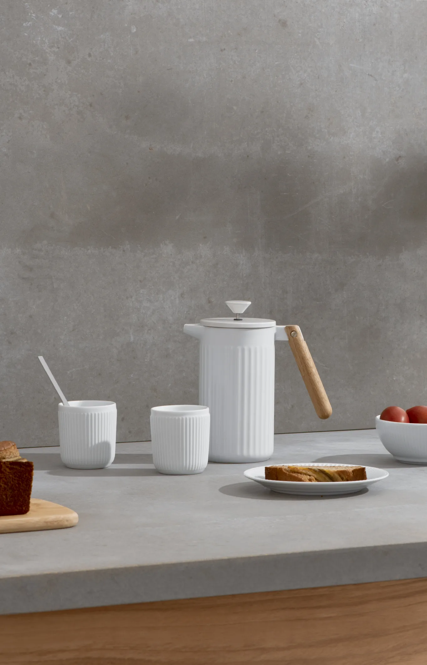 Praska Douro czarna, 8 filiżanek Bodum