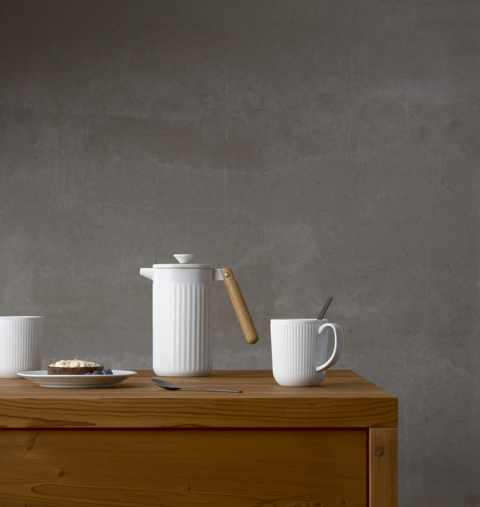 Praska Douro czarna, 8 filiżanek Bodum