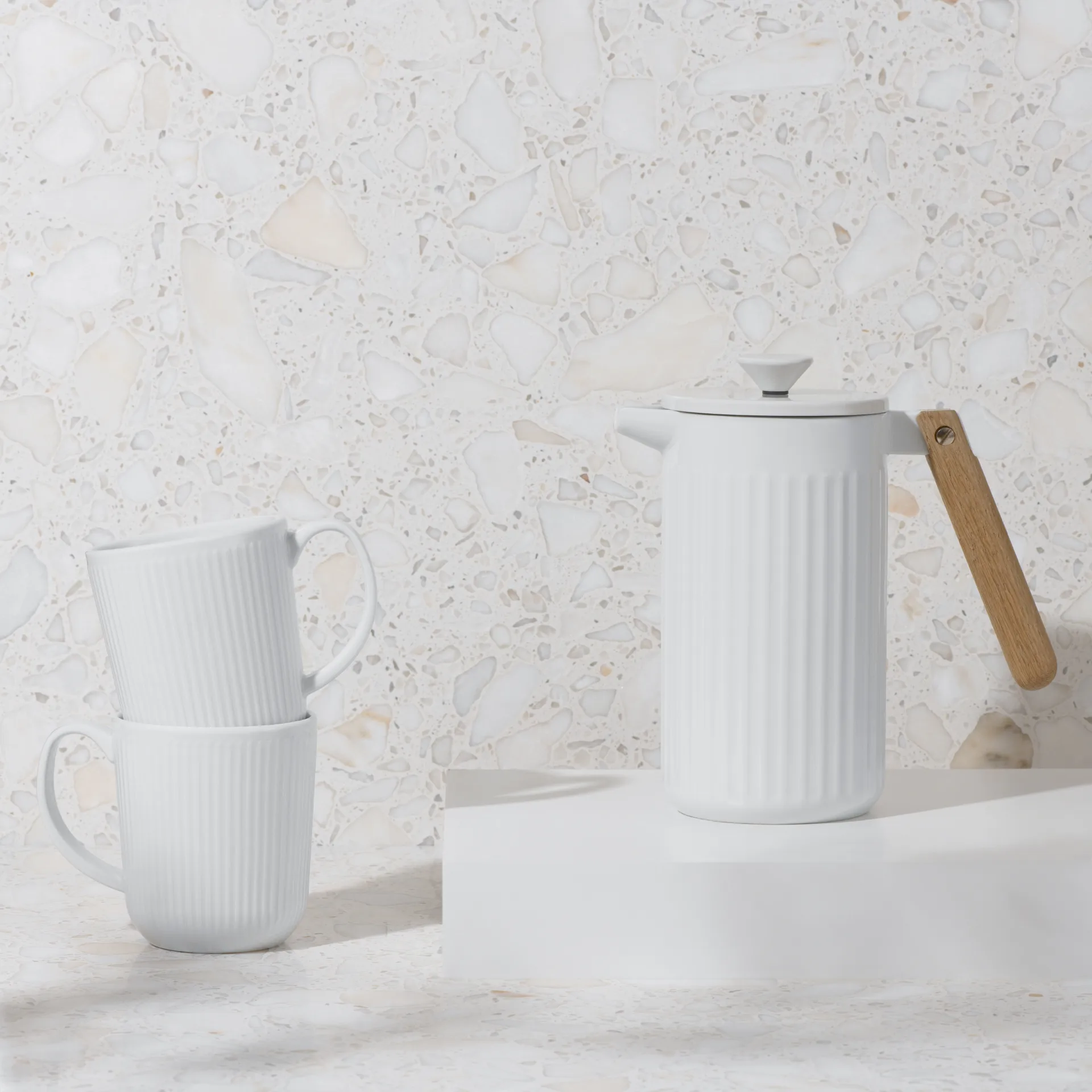 Praska Douro czarna, 8 filiżanek Bodum