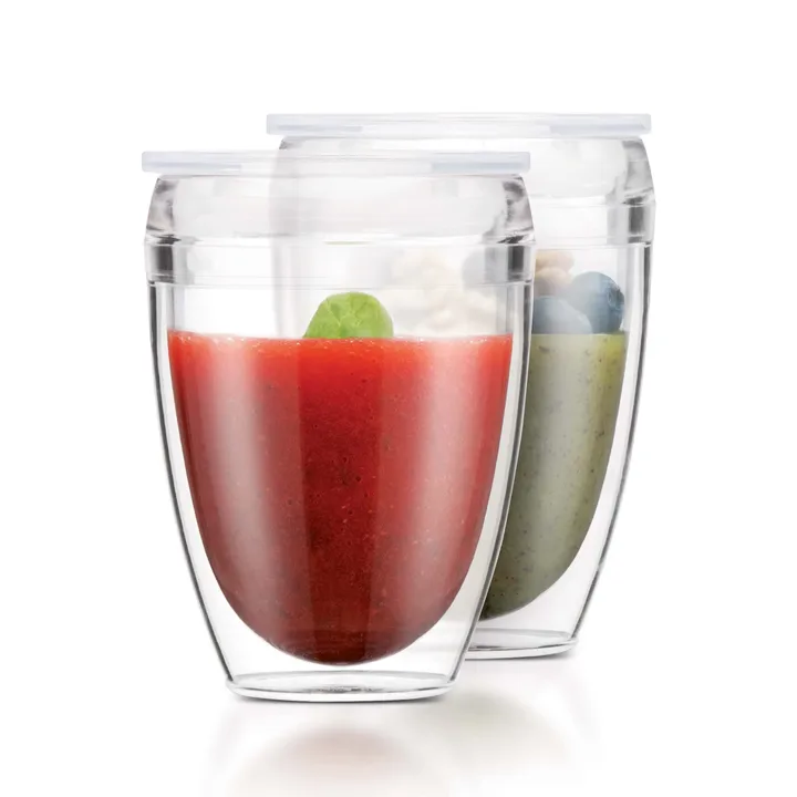 Szklanka Pavina To Go szkło dwuwarstwowe 2-pak - 350 ml - Bodum