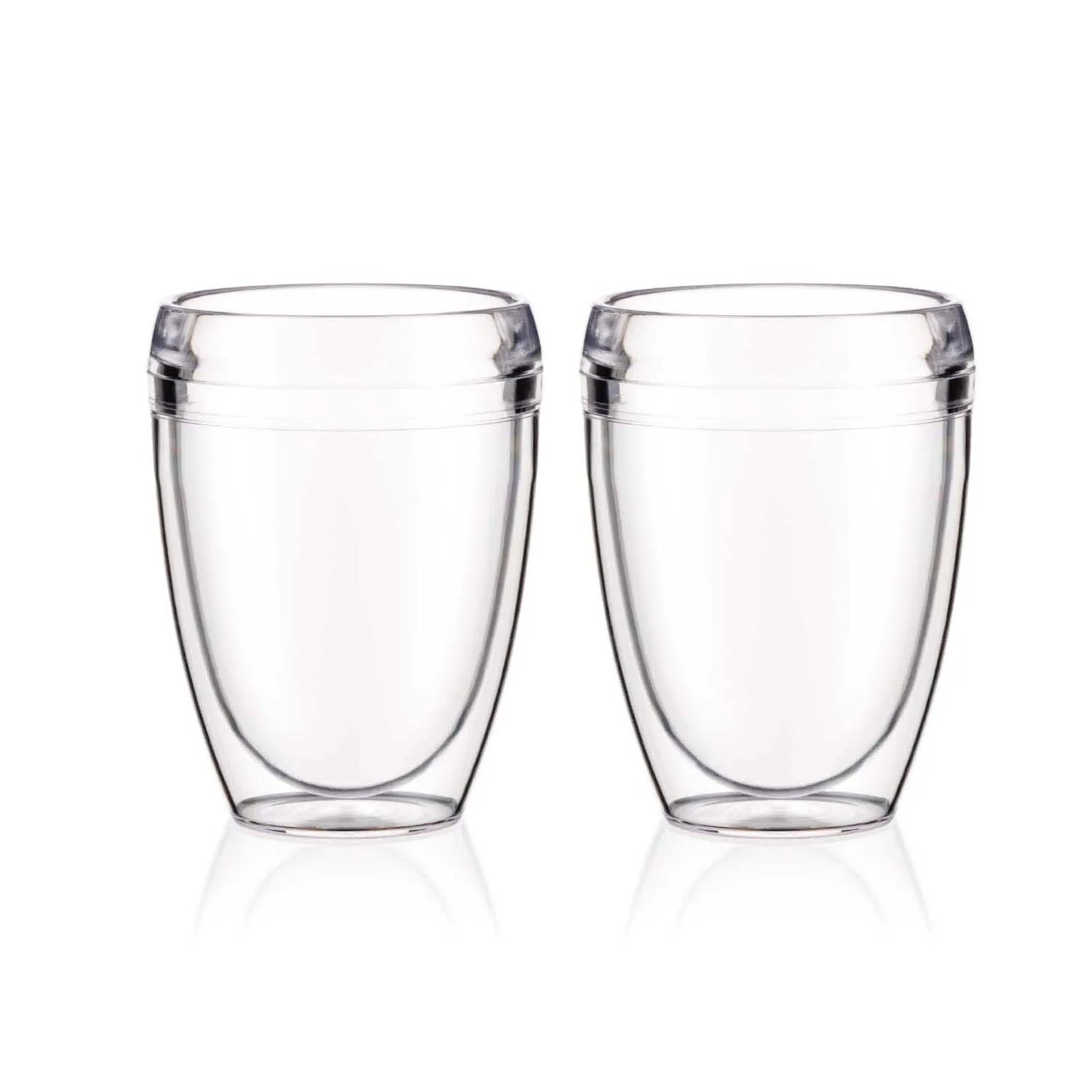 Szklanka z tworzywa sztucznego Pavina Outdoor dwuścienna 2-pak, 350 ml Bodum