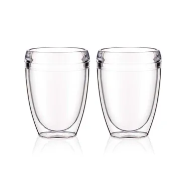 Szklanka z tworzywa sztucznego Pavina Outdoor dwuścienna 2-pak - 350 ml - Bodum