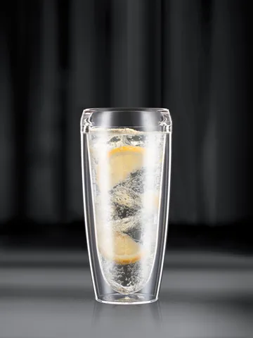 Szklanka z tworzywa sztucznego Pavina Outdoor dwuścienna 2-pak - 600 ml - Bodum