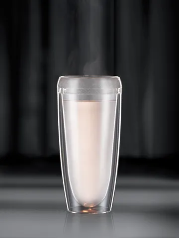 Szklanka z tworzywa sztucznego Pavina Outdoor dwuścienna 2-pak - 600 ml - Bodum