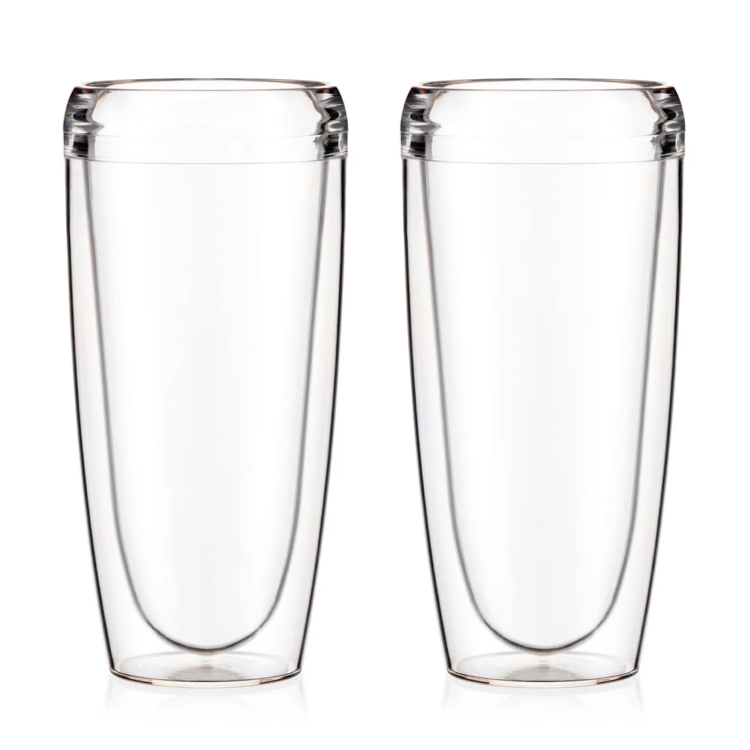 Szklanka z tworzywa sztucznego Pavina Outdoor dwuścienna 2-pak, 600 ml Bodum