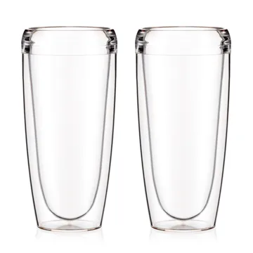 Szklanka z tworzywa sztucznego Pavina Outdoor dwuścienna 2-pak - 600 ml - Bodum