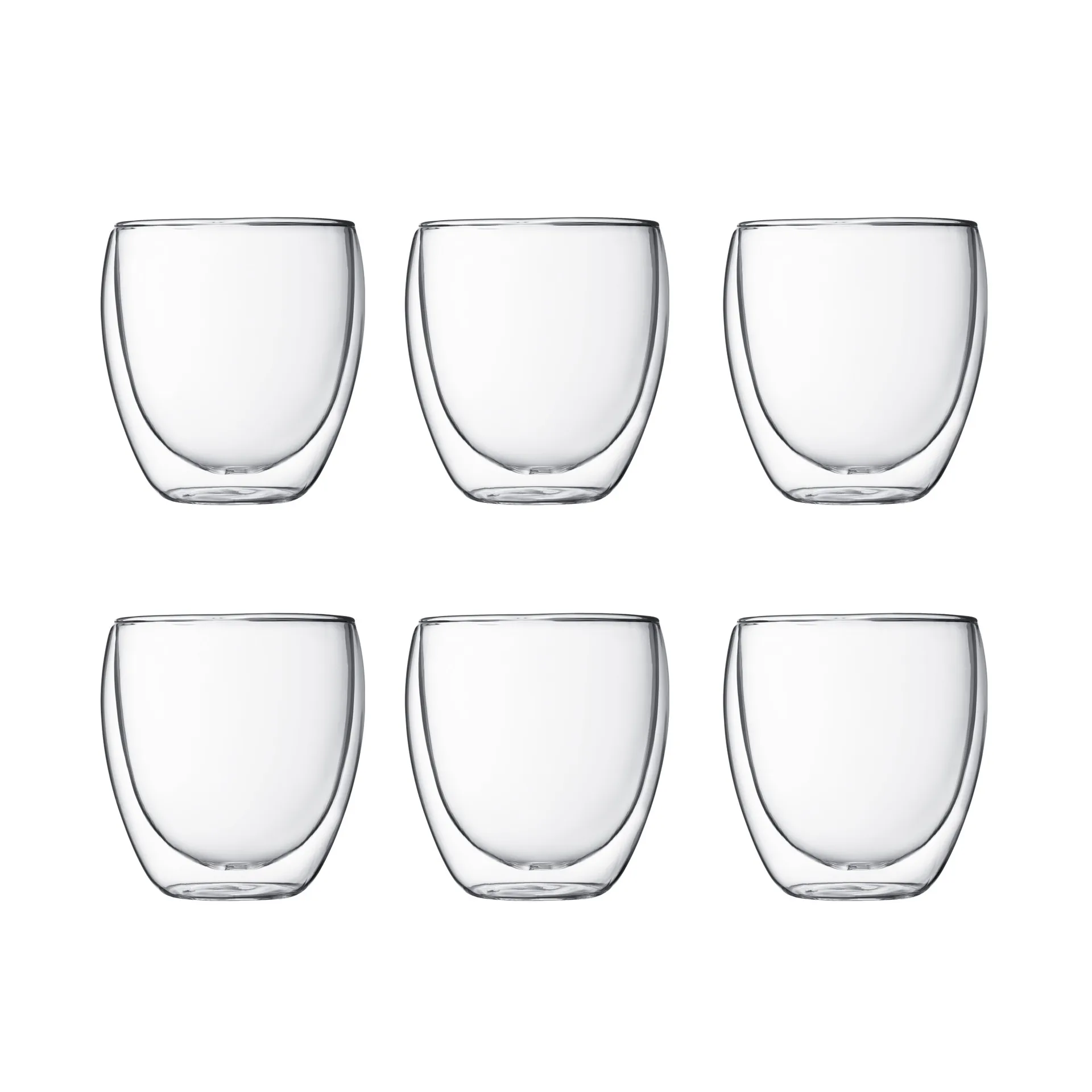 Szklanki izolowane Pavina 6 szt., 250 ml Bodum