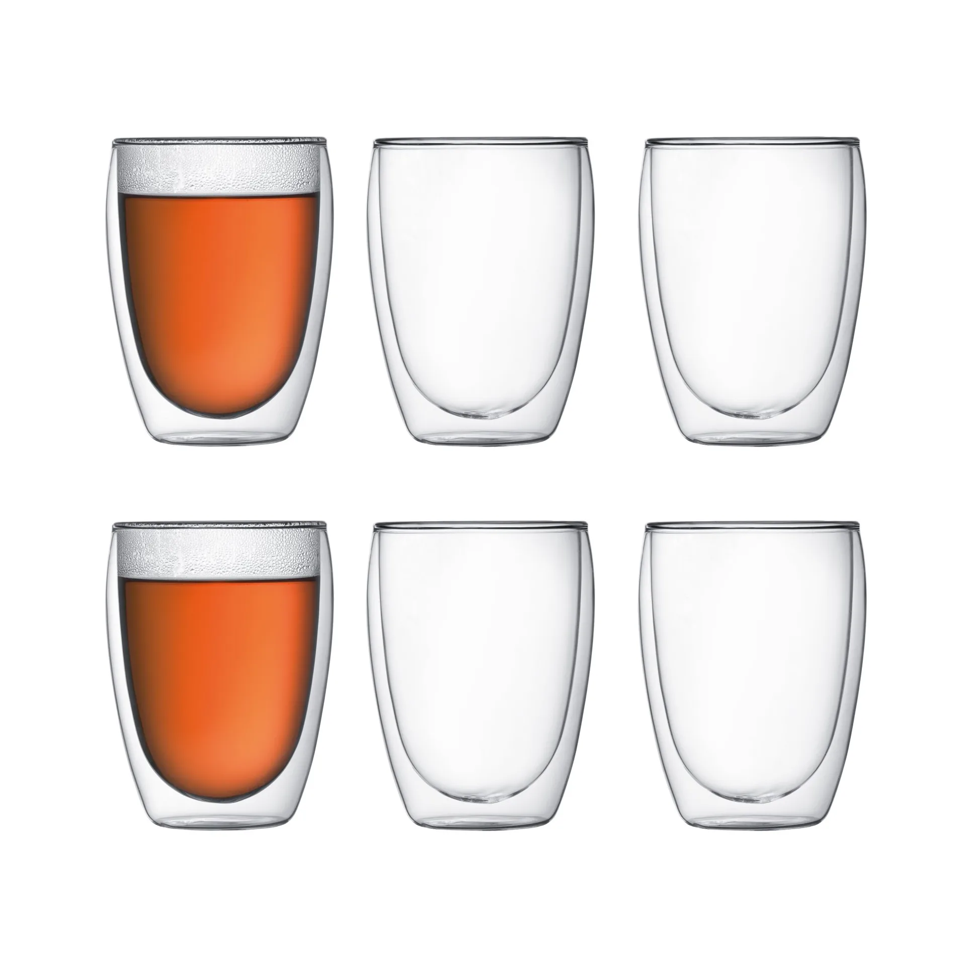 Szklanki izolowane Pavina 6 szt., 350 ml Bodum