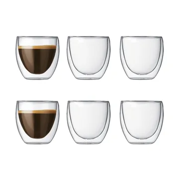 Szklanki izolowane Pavina 6 szt. - 80 ml - Bodum