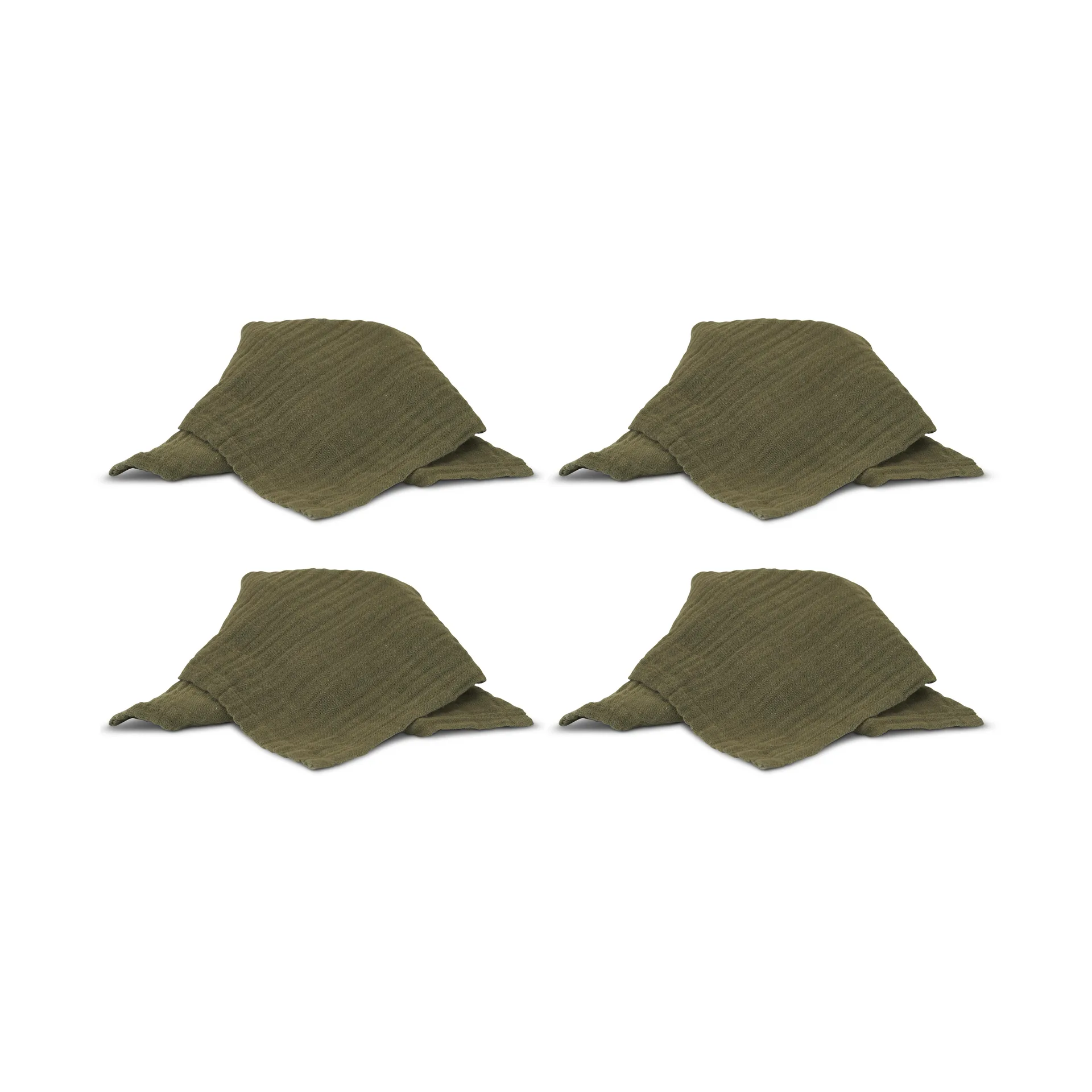 Astrid serwetka 40x40 cm 4 szt., Zielony Boel & Jan